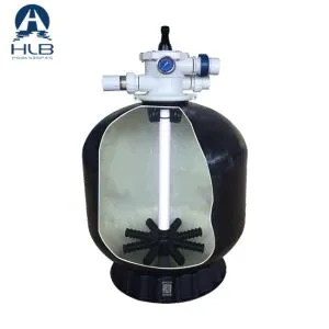 Filtro de areia de fibra de vidro de montagem superior